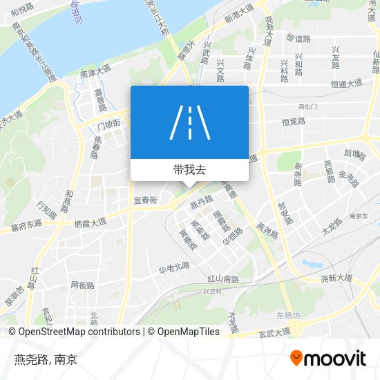 燕尧路地图