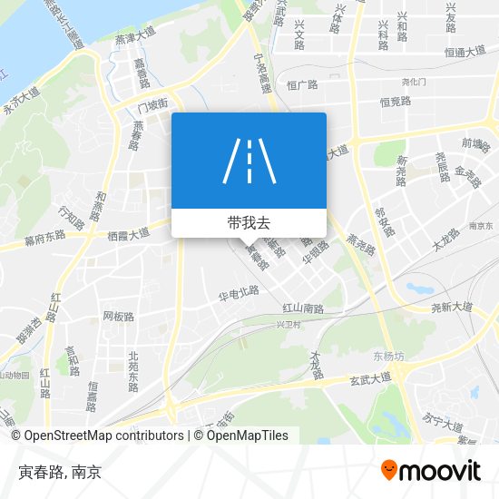 寅春路地图