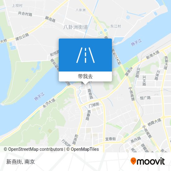 新燕街地图
