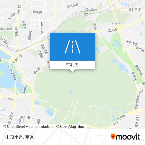 山顶小道地图