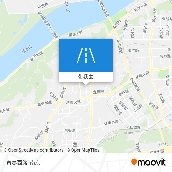 寅春西路地图