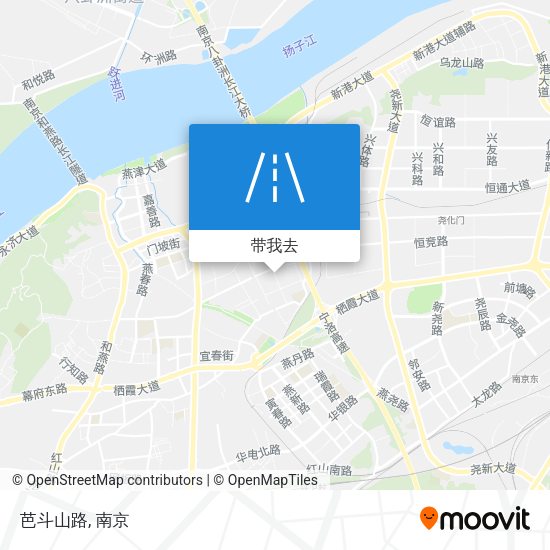 芭斗山路地图