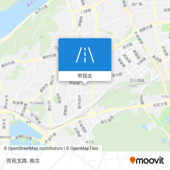 营苑支路地图