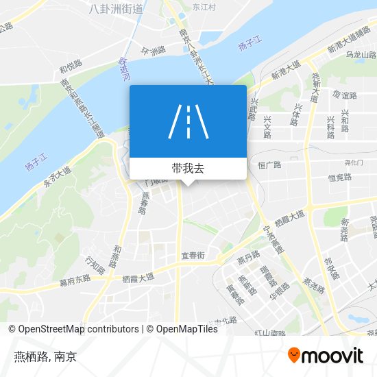 燕栖路地图