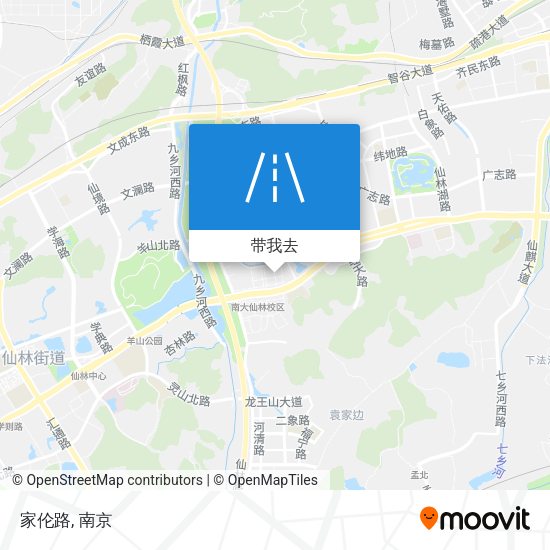家伦路地图