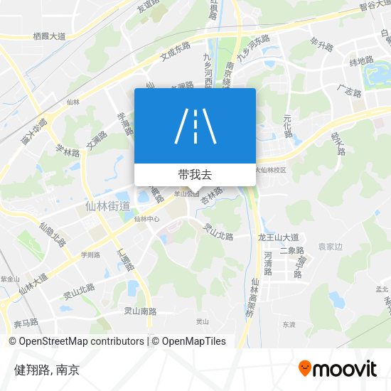 健翔路地图