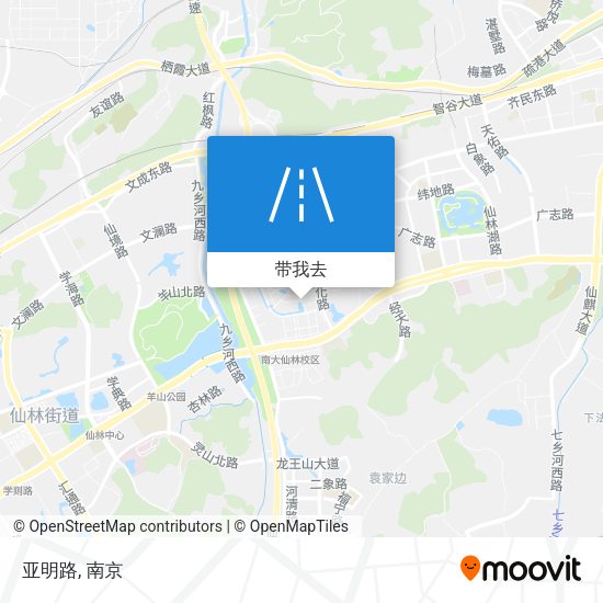 亚明路地图