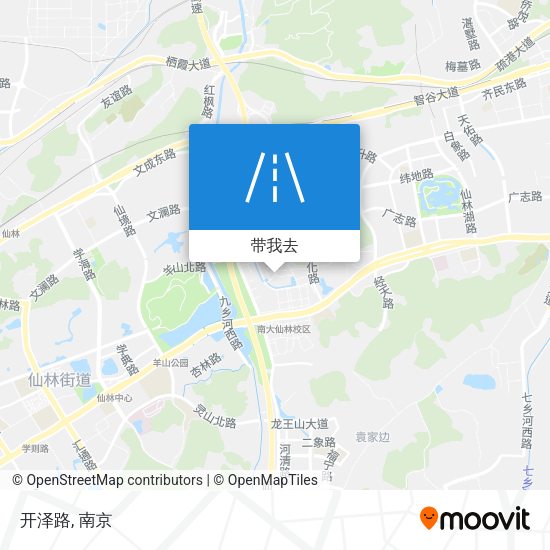 开泽路地图
