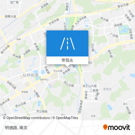 明德路地图