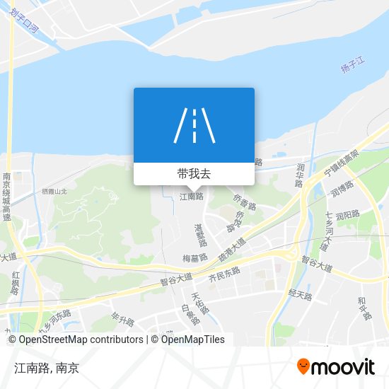江南路地图