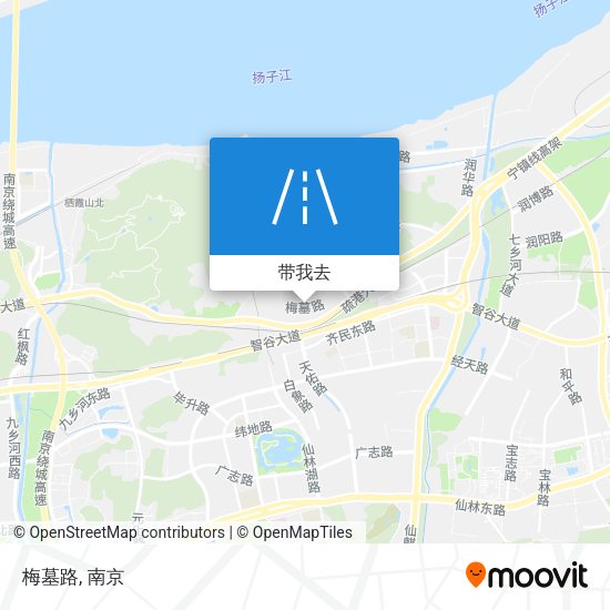 梅墓路地图