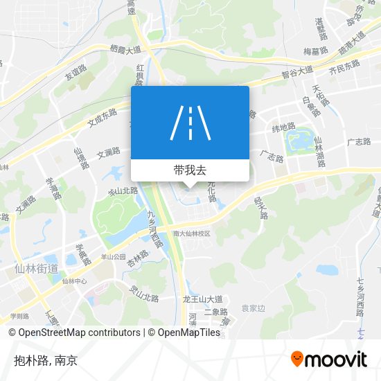 抱朴路地图