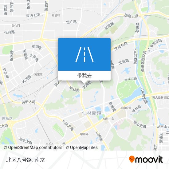北区八号路地图