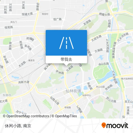 休闲小路地图