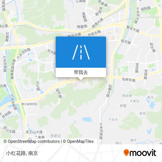 小红花路地图