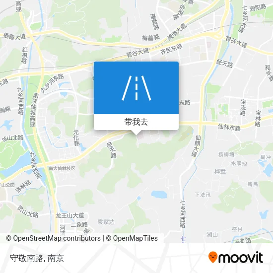 守敬南路地图