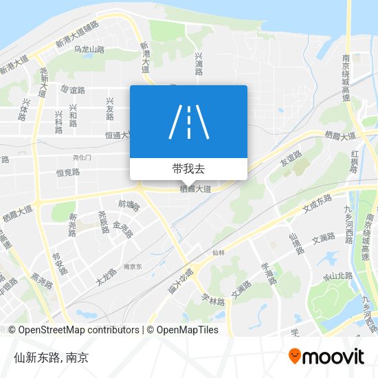 仙新东路地图