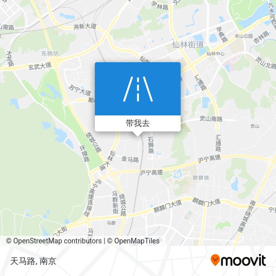 天马路地图
