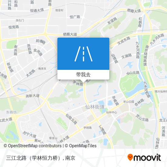 三江北路（学林恒力桥）地图