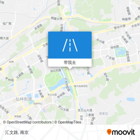 汇文路地图