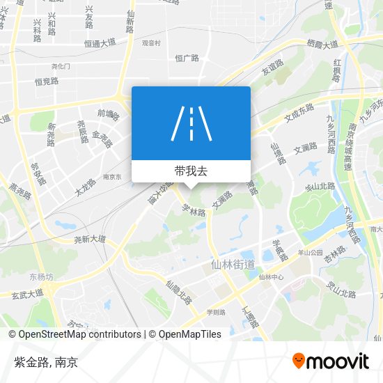 紫金路地图