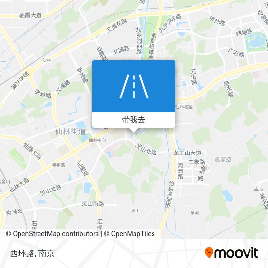 西环路地图
