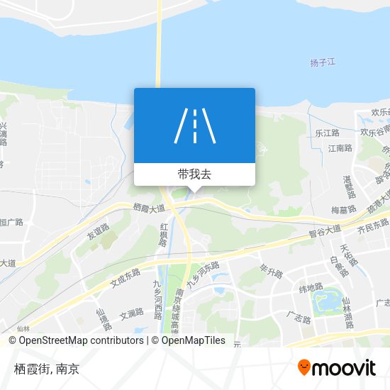 栖霞街地图
