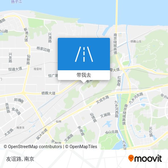 友谊路地图