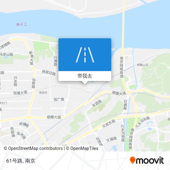 61号路地图