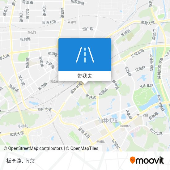 板仓路地图
