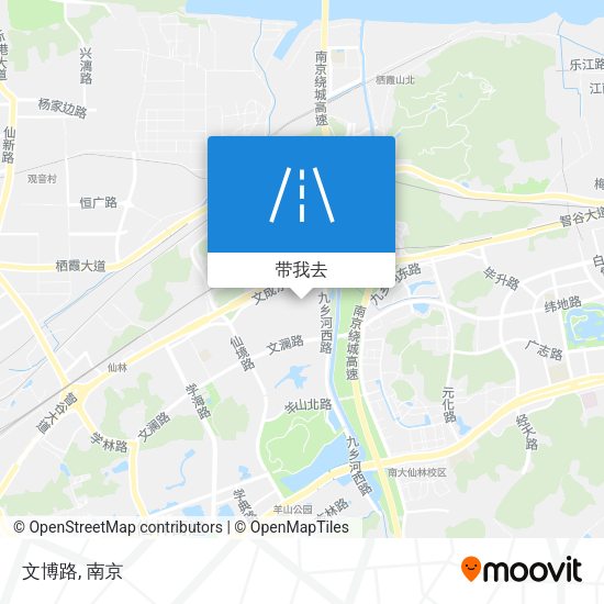文博路地图