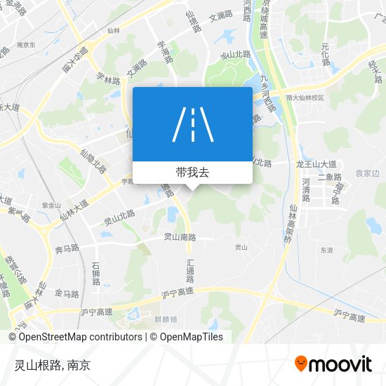 灵山根路地图