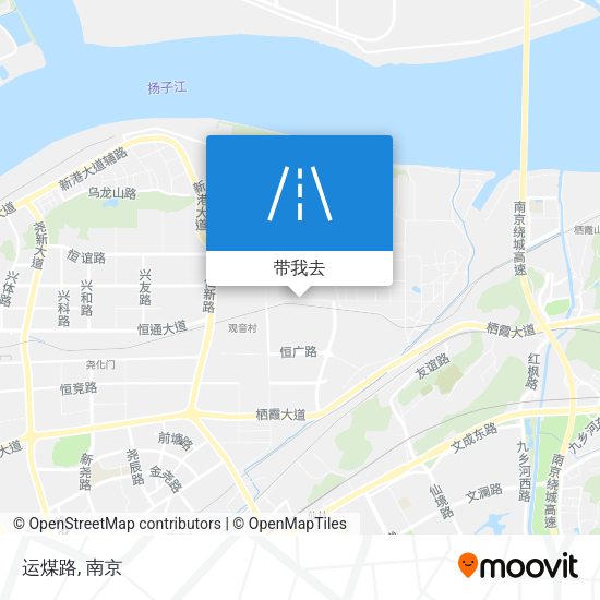 运煤路地图