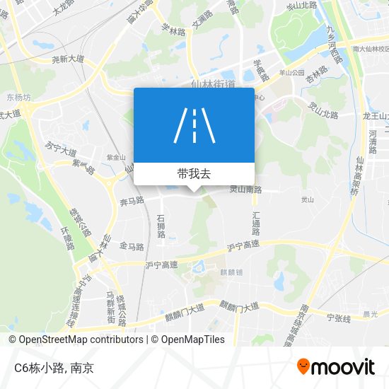 C6栋小路地图