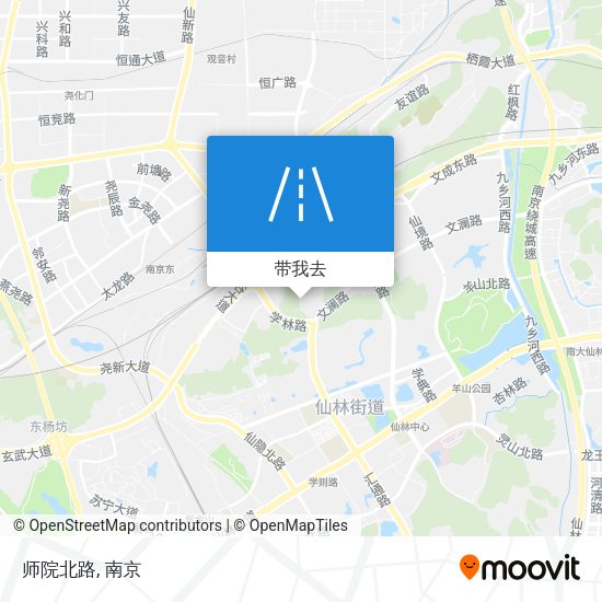 师院北路地图