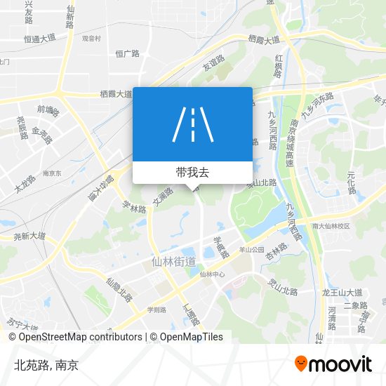 北苑路地图