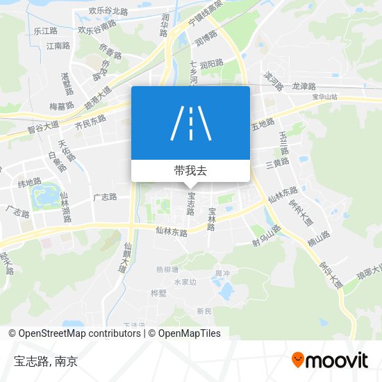 宝志路地图