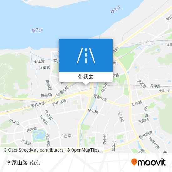 李家山路地图