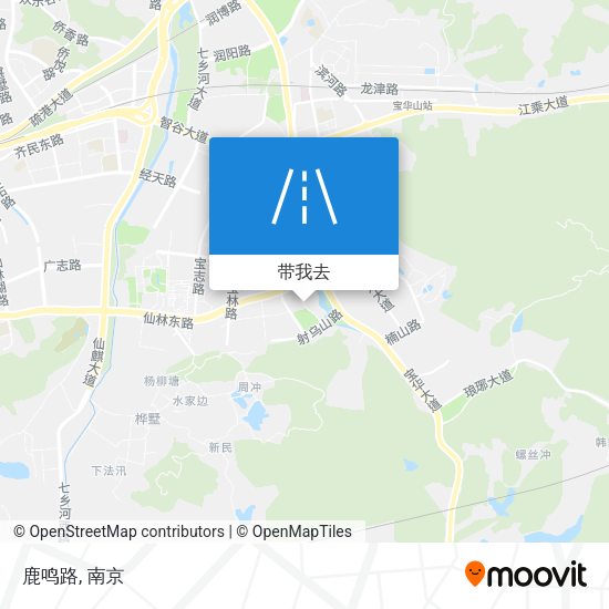 鹿鸣路地图