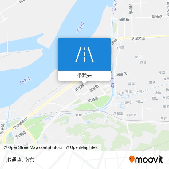 港通路地图