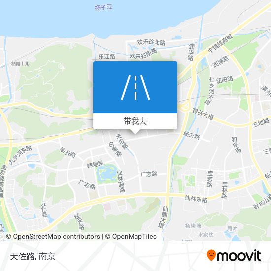 天佐路地图