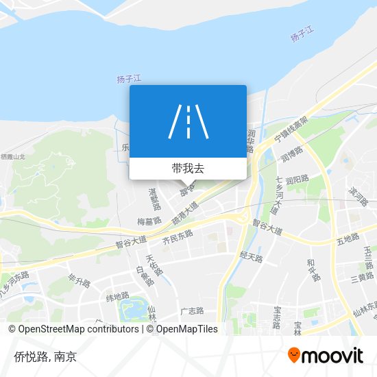 侨悦路地图