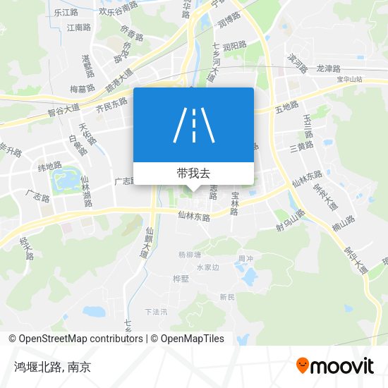 鸿堰北路地图