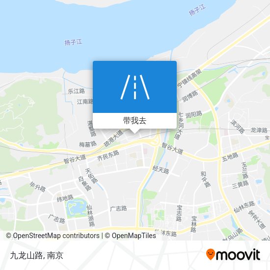 九龙山路地图