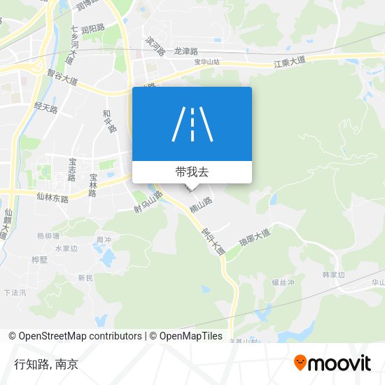 行知路地图
