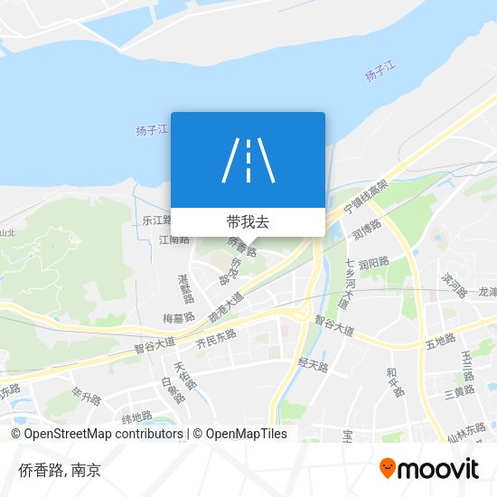 侨香路地图