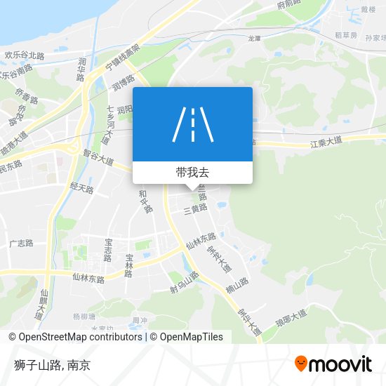 狮子山路地图
