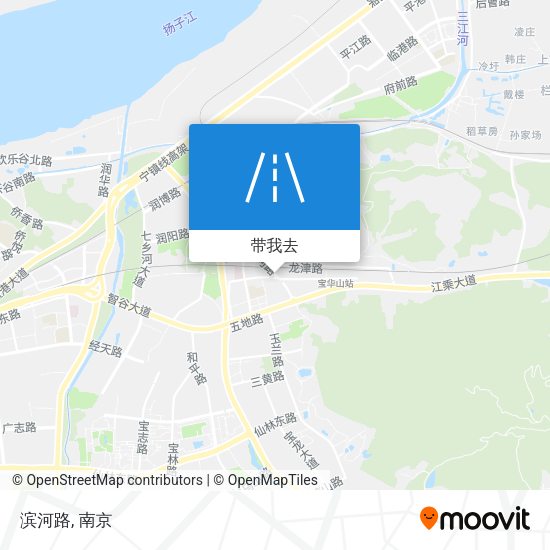 滨河路地图