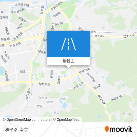 和平路地图