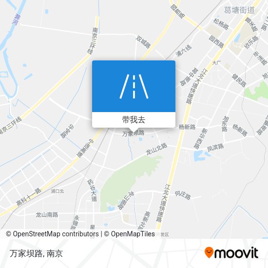 万家坝路地图